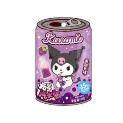 Żelki o smaku czarnej porzeczki i sody Kuromi QI 36g | Keo Deo Vi Soda Ly Chua Den Kuromi QI 36g x 60szt/ krt (65763)