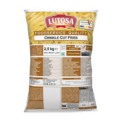 Frytki Karbowane LUTOSA 2.5kg x 4op/ krt | Khoai Xoan LUTOSA 2.5kg x 4op/ krt