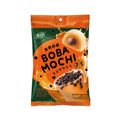 Mochi o smaku tajskiej herbaty z kulkami boba YUKI & LOVE 120g | Mochi Goi Vi Tra Sua Thai Tran Chau YUKI & LOVE 120g x 12op/ krt (2922)