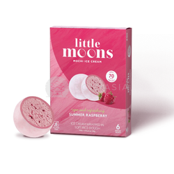 Lody Mochi o smaku malinowym LITTLE MOONS 192g x 10op/ krt | Kem Mochi Vi Mam Xoi LITTLE MOONS 192g x 10op/ krt (DV7725)