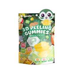 Keo Deo "Peeling" Vi Hoa Qua Mix K-PEELZ 60g x 50szt/ krt (60986)