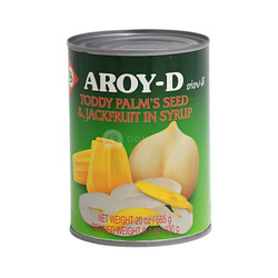Toddy Palms Seed & Jackfruit w syropie AROY-D 565g | Cui Thot Not voi mit dong hop 24x565g (32123)