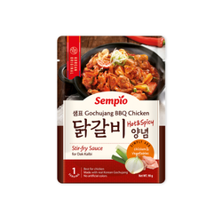 Sos gochujang z kurczakiem BBQ SEMPIO 90g x 12szt/ op | Sot Gochijang Ga Bbq SEMPIO 90g x 12szt/ op (2op/ krt)