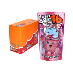 Napój gazowana o smaku granatu bez cukru SWEET16 200ml x 10szt/ op | Nuoc Co Gas Vi Luu Khong Duong SWEET16 200ml x 10szt/ op (5op/ krt) (0693)