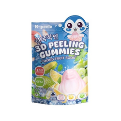 Keo Deo "Peeling" Vi Soda Va Hoa Qua Mix K-PEELZ 60g x 50szt/ krt (60987)