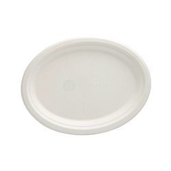 Talerz owalny LOVE NATURA 26 x 20 cmx50szt  | Dia Giay Bau Duc  26cm LOVE NATURE 50szt x 10opak/krt