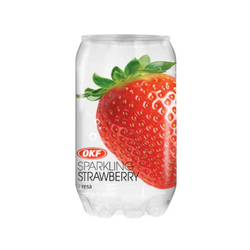 Napój gazowany o smaku truskawkowym OKF 350ml x 24szt/ krt | Nuoc Co Gas Vi Dau OKF 350ml x 24szt/ krt