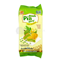 Banh Pia Chay Nhan La Dua - Sau Rieng TAN HUE VIEN 400g x 30op/ krt