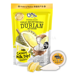 Liofilizowany durian z dipem mleka kokosowego CHIM MA 100g | Sau Rieng Monthong Say Voi Sot Cham Sua Dua CHIM MA 100g x 12op/ krt