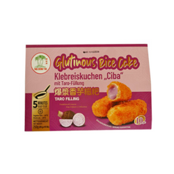 Ciastko z kleistego ryżu z nadzieniem z taro mrożone THREE COCONUT TREE 250g | Banh Gao Nep Ran Dong Lanh Nhan Khoai Mon BA CAY DUA 250g x 12op/ krt (092746)