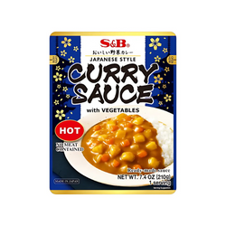 Japońskie curry z warzywami ostre S&B 205ml | Goi Gia Vi Nau Curry Nhat Vi Cay Voi Rau Cu S&B 205ml x 10szt/ op (50188)
