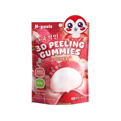 Żelki o smaku liczi K-PEELZ 75g | Keo Deo "Peeling" Vi Vai K-PEELZ 75g x 50szt/ krt (60984)