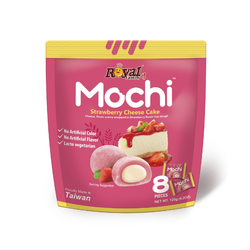 Mochi sernik truskawkowy ROYAL FAMILY 120g | Mochi Vi Cheese Cake Dau Chip ROYAL FAMILY 120g x 12op/ krt