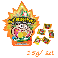 Musujące cukierki o smaku kalamondinu 15g | Keo No Vi Quat HK 15g x 12szt/ op (4op/ krt) (65283)