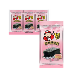 Wodorosty o smaku himalajskiej różowej soli TAOKAENOI 4g x 3szt/ op | Snack Rong Bien Vi Muoi Hong Himalya TAOKAENOI 4g x 3szt/ op (20op/ krt)
