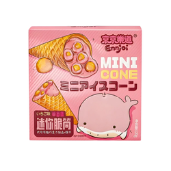 Rożki waflowe z kremem truskawkowym JJLD 120g | Banh Oc Que Nhan Kem Dau JJLD 120g x 20op/ krt (61473)