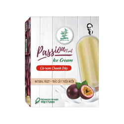 Lody o smaku marakui BAMBOO TREE 240g/ op (6op/ krt) | Kem Que Chanh Leo (6g x 4szt)/ op (6op/ krt) (DV7819)