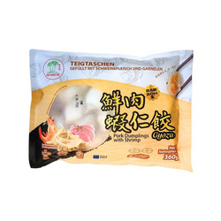 Pierożki GYOZA z warzywami THREE COCONUT TREE 360g | GYOZA THIT LON VA TOM BA CAY DUA 360g x 24szt/ krt