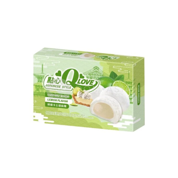 Mochi o smaku cytrynowym z kremem budyniowym TAIWAN DESSERT