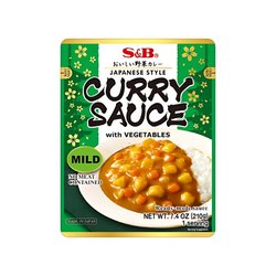 Japońskie curry z warzywami łagodny S&B 205ml | Goi Gia Vi Nau Curry Nhat Vi Cay Nhe Voi Rau Cu S&B 205ml x 10szt/ op (50186)