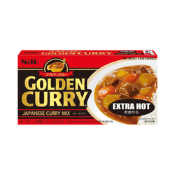 Japońskie Golden Curry extra ostre S&B 220g | Gia Vi Nau Curry Nhat Extra Hot S&B 220g x 10op/ krt