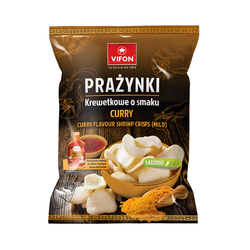 Prażynki krewetkowe curry VIFON 100g | Snack Phong Tom Vi Curry VIFON 100g x 12szt/ krt