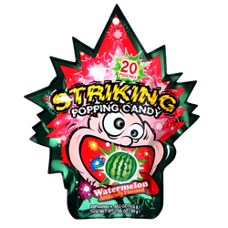 Musujące cukierki o smaku arbuza HK 30g | Keo No Vi Dua Hau HK 30g x 12szt/ op (4op/ krt) (65252)