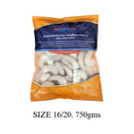 Krewetki 16-20 bez głowy w skorupce DAYSEADAY 750g | Tom  16-20 DAYSEADAY xe lung co vo khong dau  750g x 10 szt/krt(tom moi)