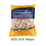 Krewetki 16-20 ogon w skorupce 800g | Tom 16-20 DAYSEADAY Xe Lung Co Vo Khong Dau 800g x 10opak/krt