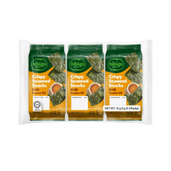 Snack z wodorostów o smaku sezamu BIBIGO 5g x 3szt/ op | Snack Rong Bien An Lien Vi Vung BIBIGO 5g x 3szt/ op (12op/ krt)