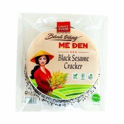 Papier ryżowy z czarnym sezamem SIMPLY FOOD 500g | Banh trang me den co gai 500gx30szt