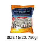 Krewetki 16-20 z skorupką bez głowy DAYSEADAY 750g | Tom 16-20 Xe Lung co vo khong dau DAYSEADAY 750g x 10 szt/krt