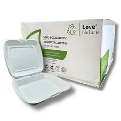 Hop Giay 1 Ngan Menu Box (230x205) LOVE NATURE 50szt/ op x 4op/ krt