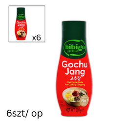 Pasta z czerwonej papryki do gotowania i maczania "Gochujang" BIBIGO 290g x 6szt/ op | Sot Gochujang Dung Nau Va Cham BIBIGO 290g x 6szt/ op (4op/ krt)
