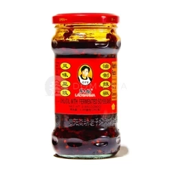 Czarna fasola w oleju chili LAO GAN MA 280g | Sot Dau Ot Va Dau Nanh Len Men LAO GAN MA 280g x 24szt/ krt