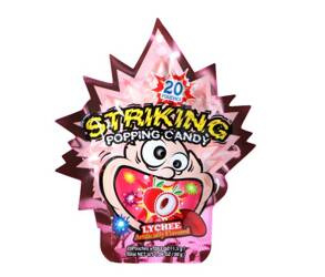 Musujące cukierki o smaku liczi HK 30g | Keo No Vi Vai HK 30g x 12szt/ op (4op/ krt) (65253)