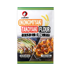Mąka do Okonomiyaki i Takoyaki OTAKUKU 180g | Bot Lam Banh Xeo Nhat Okonomiuaki Va Banh Bach Tuoc Takoyaki OTAFUKU 180g x 20op/ krt