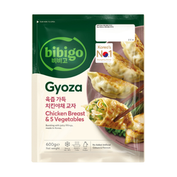 Pierożki gyoza z kurczakiem i z 5 warzywami BIBIGO 600g | Gyoza Thit Ga Va 5 Loai Rau Cu BIBIGO 600g x 12op/ krt