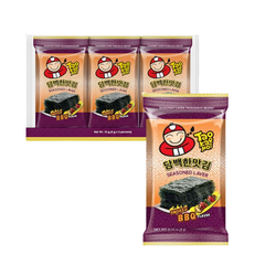 Wodorosty o smaku Bbq TAOKAENOI 4g x 3szt/ op | Snack Rong Bien Bbq TAOKAENOI 4g x 3szt/ op (20op/ krt)